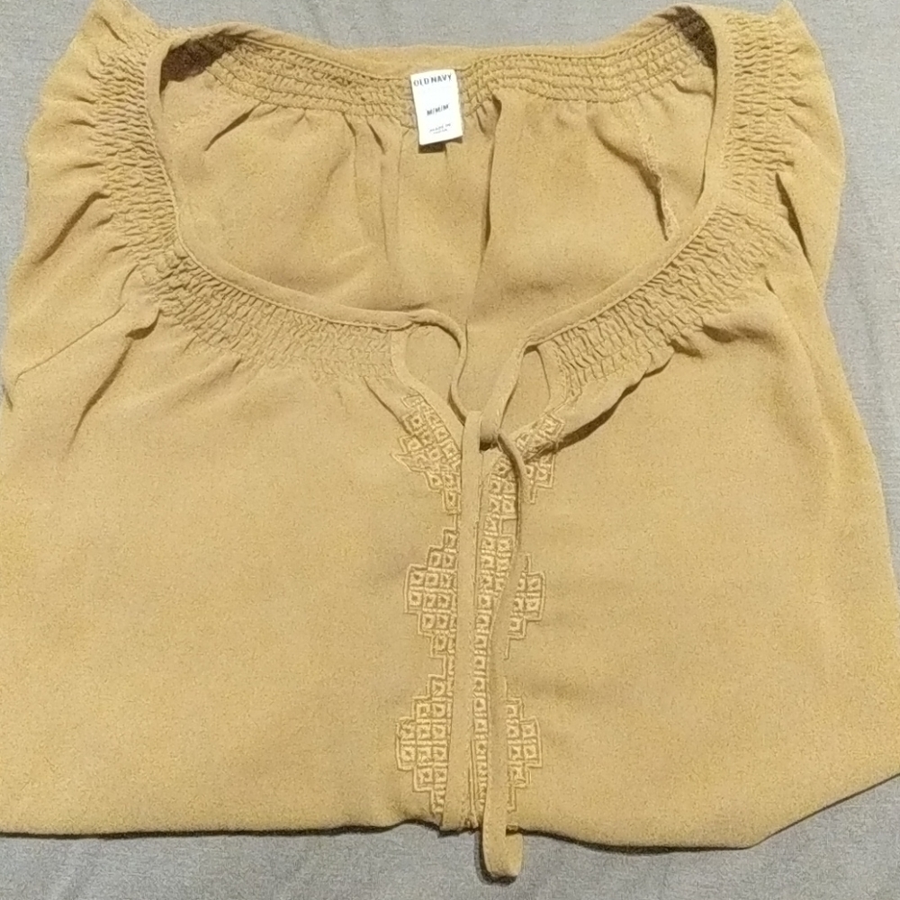 Tan Blouse